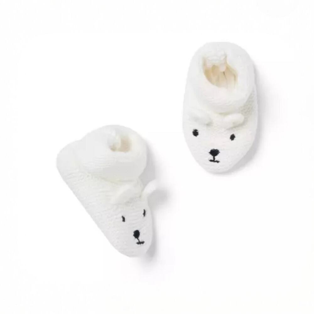 Janie & Jack NWT Baby Bear Booties. 3-6 Months